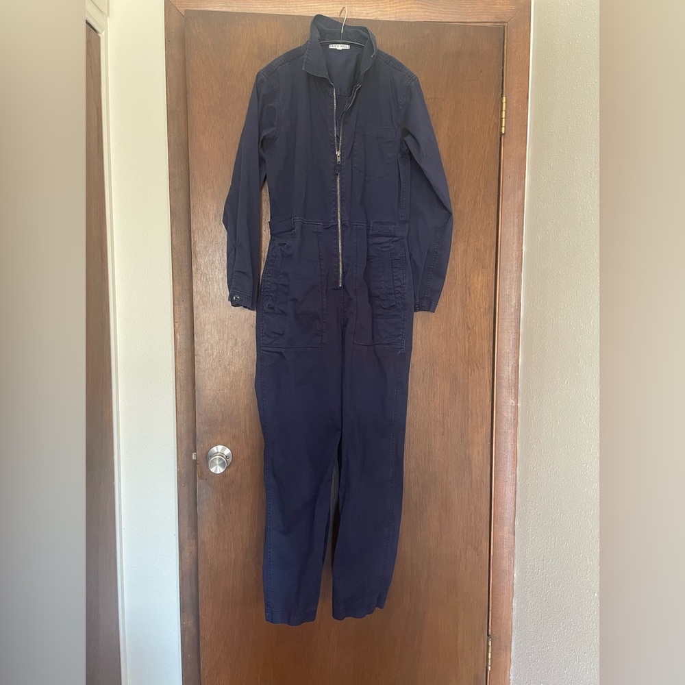 Navy Blue Women's Jumpsuit
